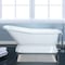 Aqua Eden Pedestal Bathtubs, 66.56 L, 29.13 W, White, Cast Iron VCTND663028 - alternate 5